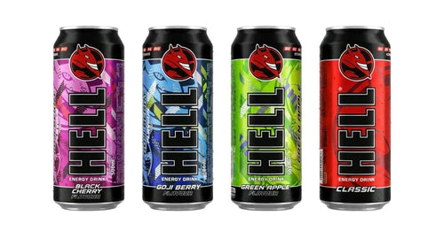 Hell Energy Drink - Exclusive Variety case - 500ml (Pack of 12)