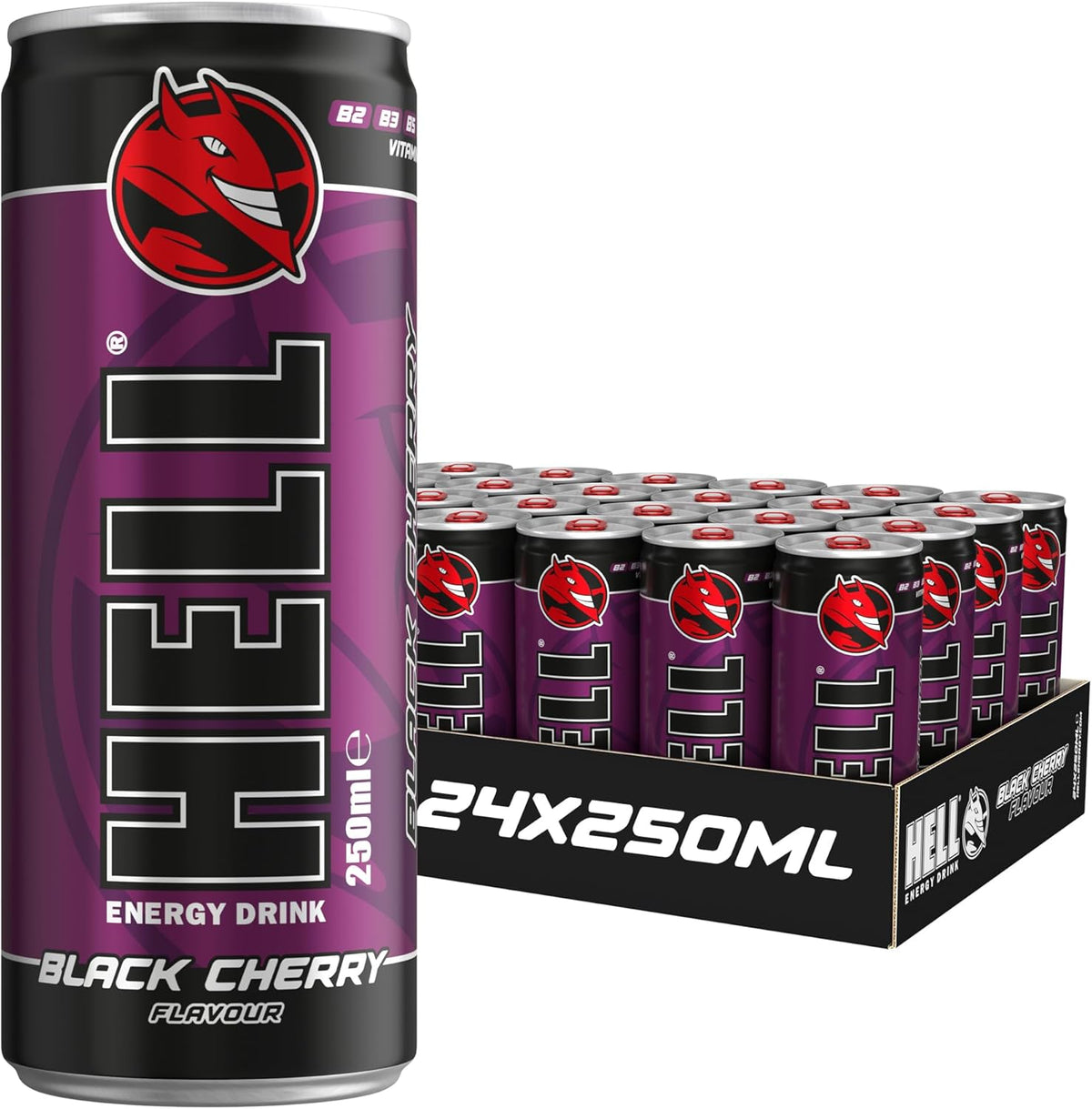 HELL Energy Drink Black Cherry 250ml