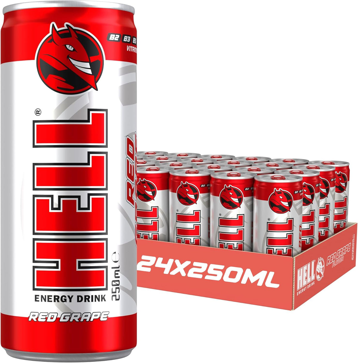 HELL Energy Drink Red Grape 250ml