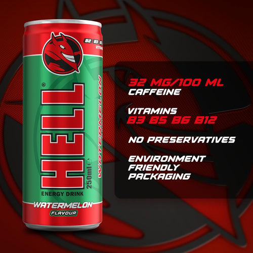 HELL Energy Drink Watermelon 250ml - *Price Marked Cans*